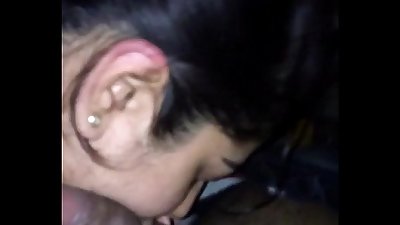 Indian gf sucking giving blowjob in car - fuckmyindiangf.com